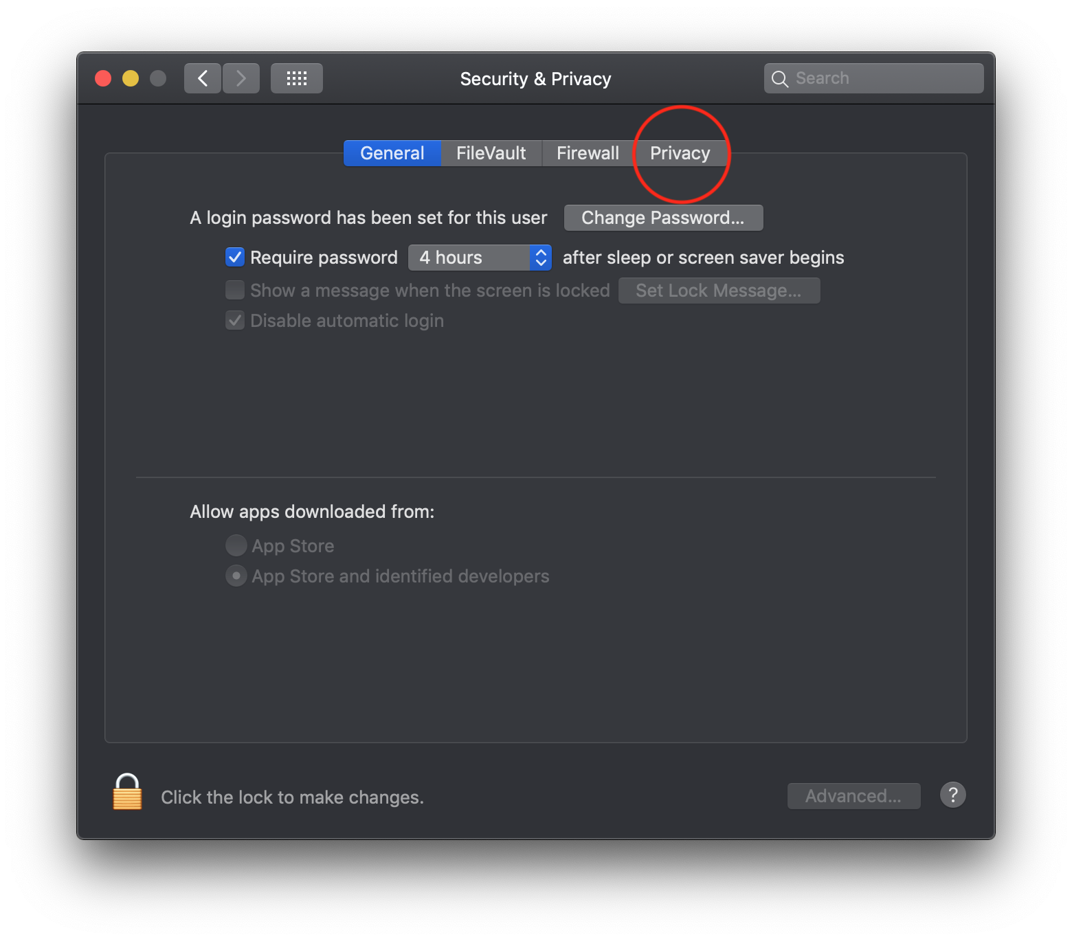 permissions reset app mojave